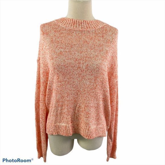 NWT ABOUND Orange Knit Crew‎ Neck Sweater - Picture 7 of 7